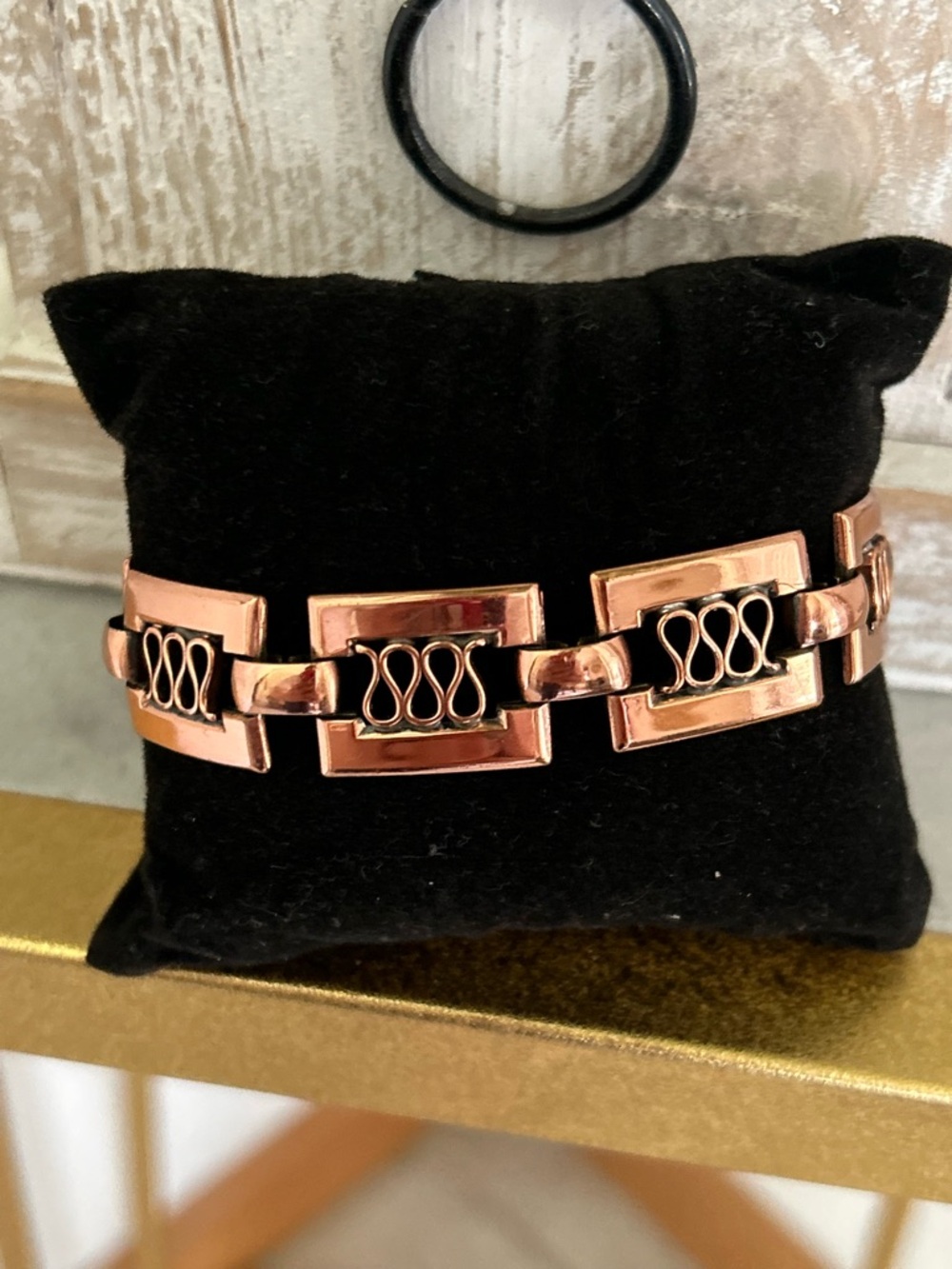 Renoir Vtg Copper link Bracelet Unisex - Picture 3 of 9